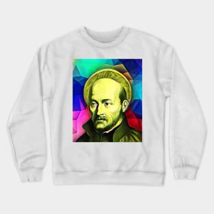 Ignatius of Loyola Colourful Portrait | Ignatius of Loyola Artwork 7 Crewneck Sweatshirt